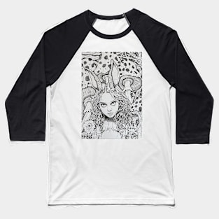 Alice in mushrooms Baseball T-Shirt